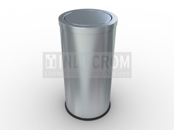 1153-thickbox_default-Praga.jpg Basurero de acero inoxidable Tapa Péndulo Praga