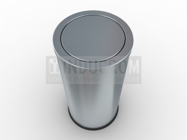 1154-thickbox_default-Praga.jpg Basurero de acero inoxidable Tapa Péndulo Praga