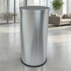 7.jpg Basurero de acero inoxidable Tapa Péndulo Praga